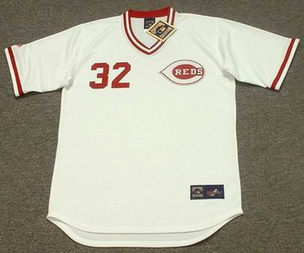 TOM BROWNING Cincinnati Reds 1990 Majestic Cooperstown Home Baseball ...