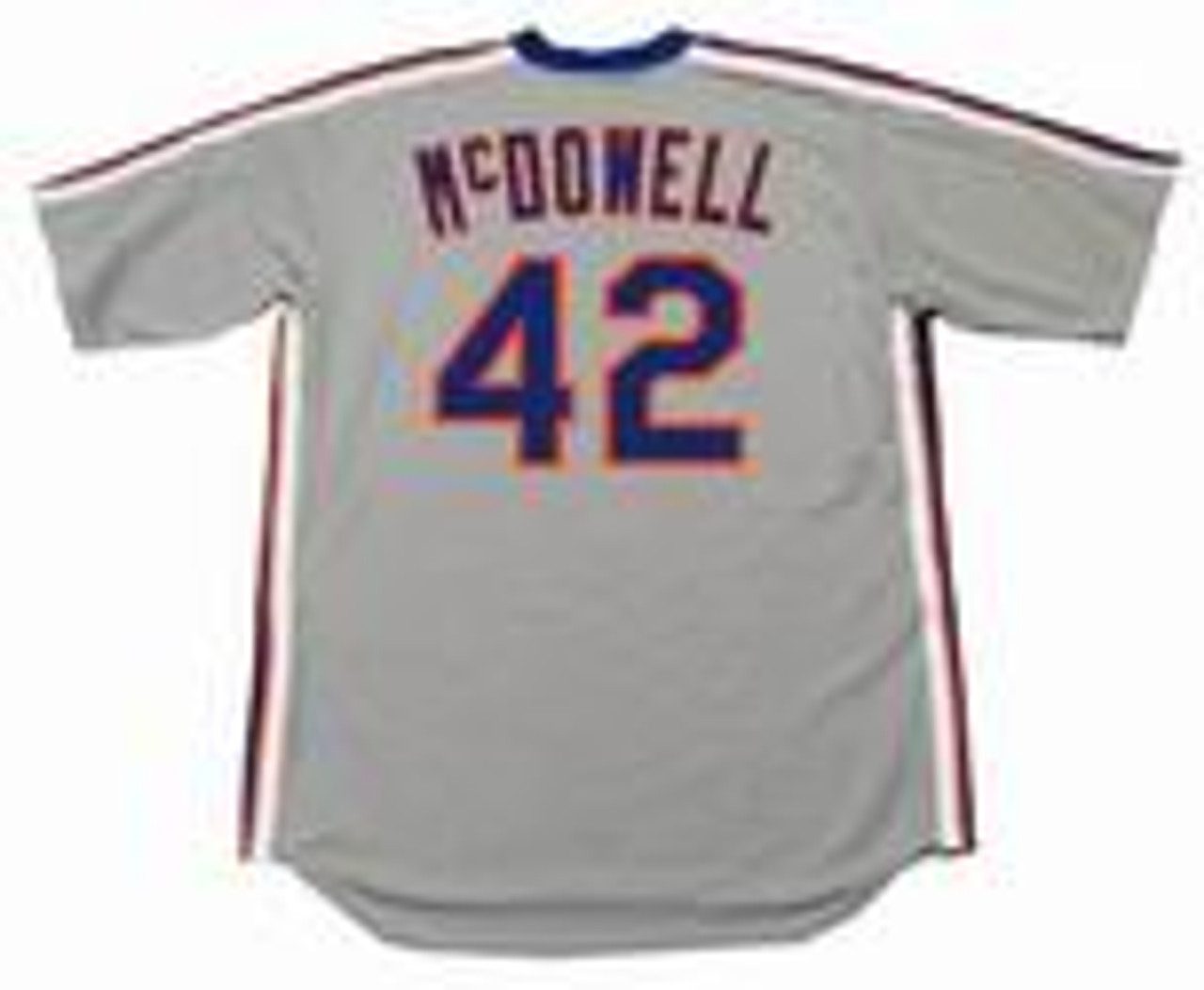 Roger Mcdowell New York Mets 1987 Majestic Cooperstown Away Baseball 